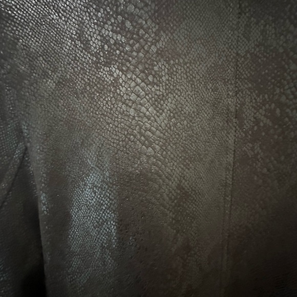 Black embossed NWOT Moto Jacket - Picture 5 of 8